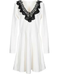 Pinko Kurzes Kleid - Weiß