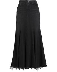 Versace Jeans Couture - Denim Skirts - Lyst