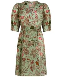 Attic And Barn - Midi Dress - Lyst