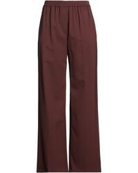 Weekend by Maxmara - Burgundy Pants Polyester, Virgin Wool, Elastane - Lyst
