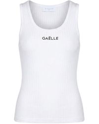 Gaelle Paris - Tank Top Polyester, Viscose, Elastane - Lyst