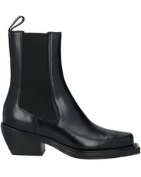 Sandro - Ankle Boots Leather, Elastic Fibres - Lyst