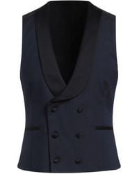 Lardini - Tailored Vest Cotton, Wool, Elastane - Lyst