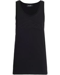DSquared² - Tank Top Cotton - Lyst