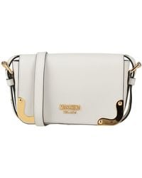 Moschino - Ivory Cross-Body Bag Leather - Lyst
