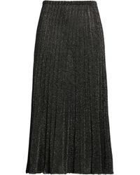 Roberto Collina - Midi Skirt Viscose, Polyester - Lyst