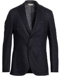 Paoloni - Midnight Blazer Virgin Wool, Cotton - Lyst