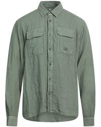 C.P. Company - Shirt Linen - Lyst