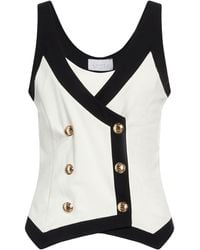 Gaelle Paris - Top Viscose, Polyamide, Elastane, Polyester - Lyst