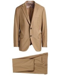 Boglioli - Camel Suit Virgin Wool - Lyst
