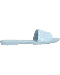 Tod's - Studded Slides - Lyst