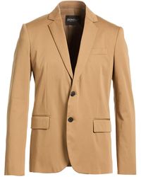 Dondup - Camel Blazer Cotton, Silk, Elastane - Lyst