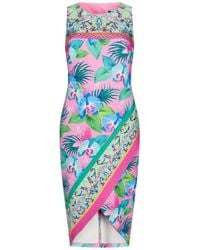 Gai Mattiolo - Love To Love Midi Dress Polyester, Lycra - Lyst