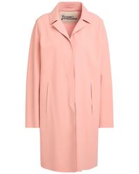 Herno - Overcoat & Trench Coat Polyamide, Elastane - Lyst