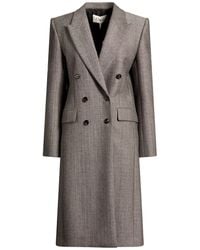 Chloé - Coat Virgin Wool, Cotton, Silk, Polyamide - Lyst