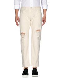 People Denim Trousers - White
