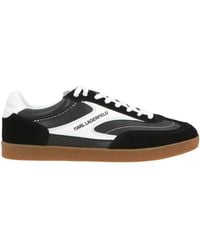 KARL LAGERFELD - Kandidate Leather Sneakers - Lyst