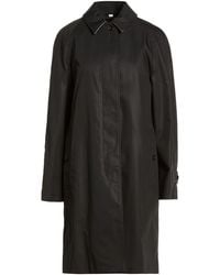 Burberry - Overcoat & Trench Coat Cotton - Lyst