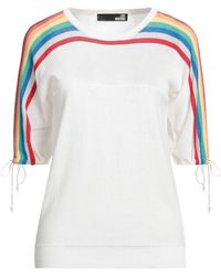 Love Moschino - Ivory Sweater Viscose, Polyamide, Polyester - Lyst