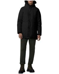 Canada Goose Lange Jacke - Schwarz