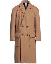 Stilosophy - Camel Coat Polyester - Lyst