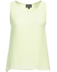 Emporio Armani - Top Polyester, Elastane - Lyst