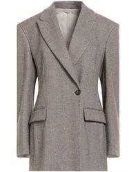 Brunello Cucinelli - Khaki Blazer Virgin Wool, Wool, Polyamide, Elastane - Lyst