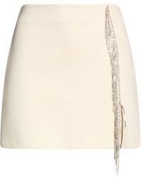 Motel - Ivory Mini Skirt Viscose, Nylon, Elastane - Lyst