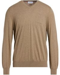 Ferragamo - Sand Sweater Virgin Wool, Polyamide - Lyst