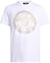 Versace - T-Shirt Cotton - Lyst