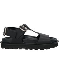 Jil Sander - Sandals Cowhide - Lyst