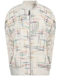 Khrisjoy - Ivory Jacket Wool, Synthetic Fibers, Acrylic, Viscose, Cotton - Lyst