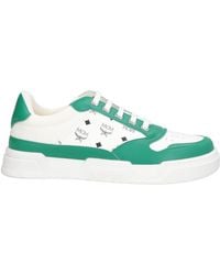 MCM - Sneakers Leather, Textile Fibers - Lyst