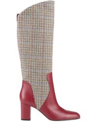 Ines De La Fressange Paris - Boot Leather, Textile Fibers - Lyst