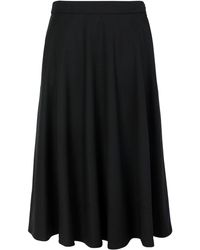 Calvin Klein Midirock - Schwarz