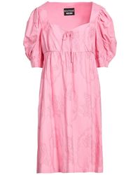 Moschino - Mini Dress Cotton, Viscose - Lyst