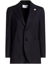 Lardini - Midnight Blazer Wool, Elastane - Lyst