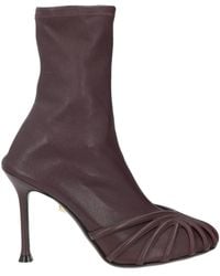 ALEVI - Chocolate Ankle Boots Leather - Lyst