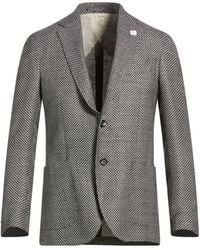 Lardini - Blazer Wool, Silk, Linen - Lyst