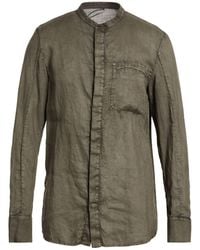 Masnada - Military Shirt Ramie - Lyst