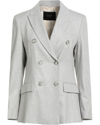 SEVENTY VENEZIA - Light Blazer Viscose, Polyester, Virgin Wool, Elastane - Lyst