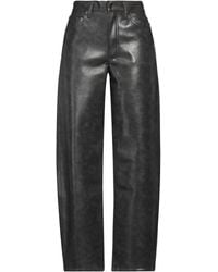 Agolde - Pants Recycled Leather, Polyurethane, Polyester - Lyst