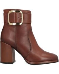 CafeNoir - Tan Ankle Boots Leather - Lyst