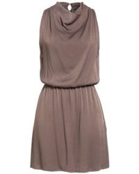 Alpha Studio - Mini Dress Viscose - Lyst