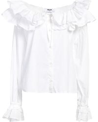 MSGM - Shirt Cotton - Lyst