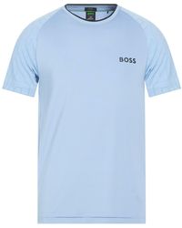 BOSS - T-Shirt Polyester, Elastane - Lyst
