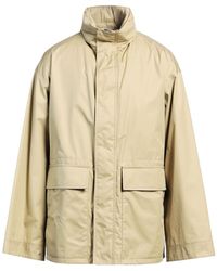 Burberry - Khaki Overcoat & Trench Coat Cotton, Polyester - Lyst