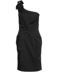 22 Maggio By Maria Grazia Severi Midi Dress - Black
