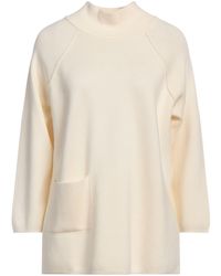 Gran Sasso - Cream Turtleneck Virgin Wool - Lyst
