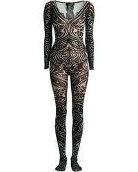 Etro - X Wolford Jumpsuit Polyamide, Elastane - Lyst